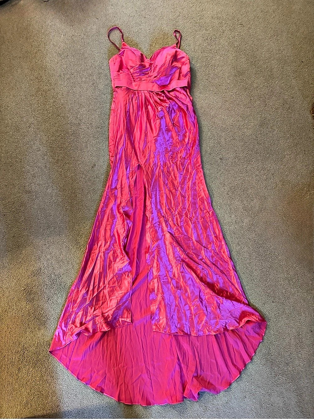 Hot Pink Corset Prom or Bridesmaid Dress